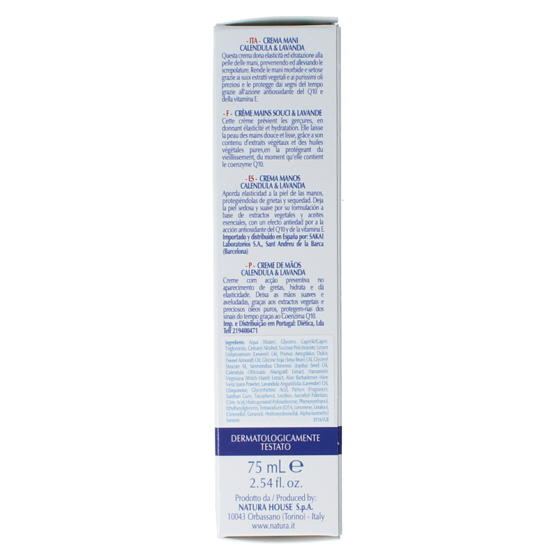 Natura House Calendula lavendel handcreme 75.00 Milliliter