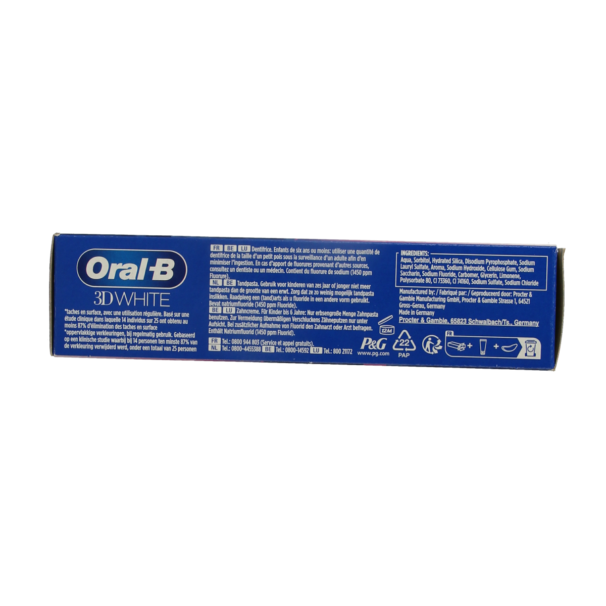 Oral B Tandpasta 3D white vitalize 75.00 Milliliter