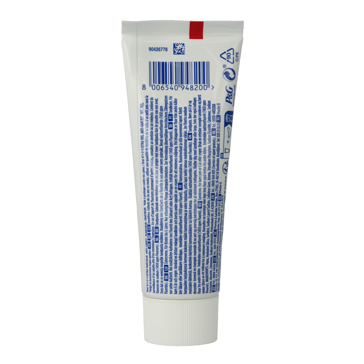 Oral B Tandpasta fresh 123 75.00 Milliliter