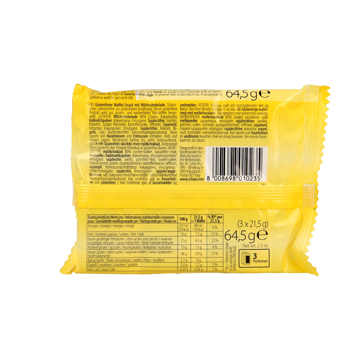 Schar Twin bar 3-pack glutenvrij 64.50 Gram