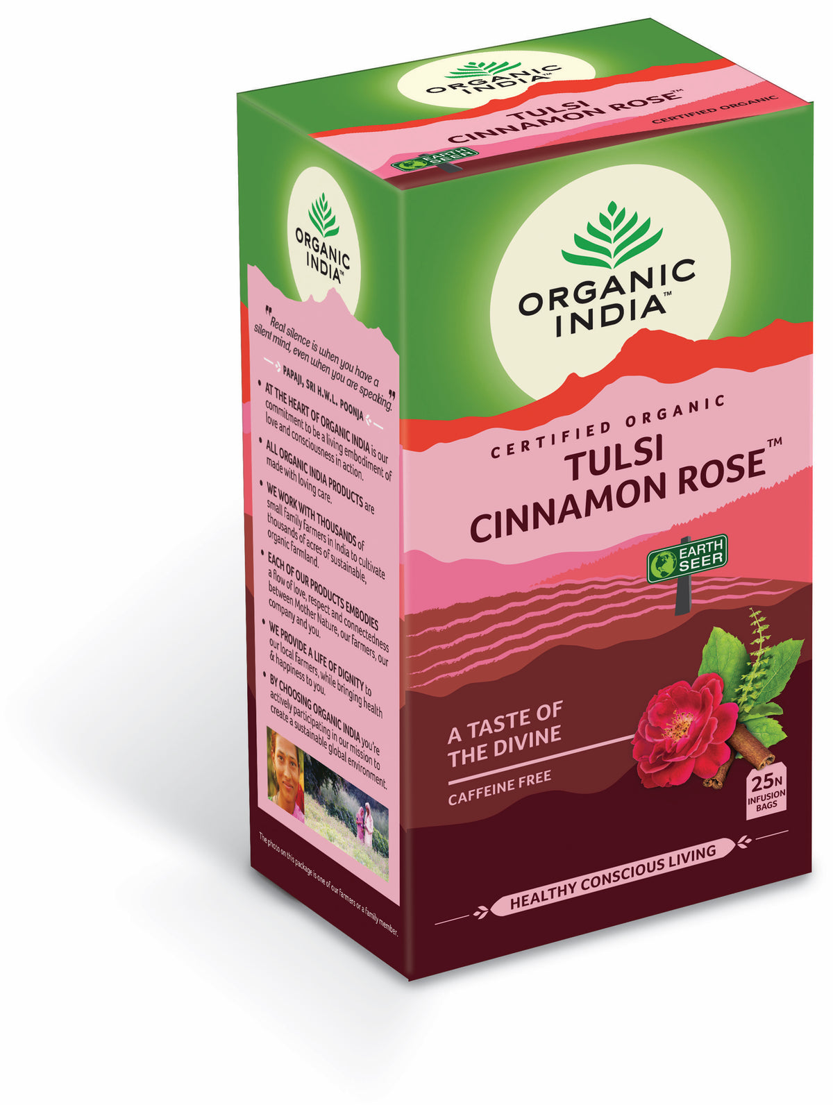 Organic India Tulsi cinnamon rose thee bio 25.00 Zakjes