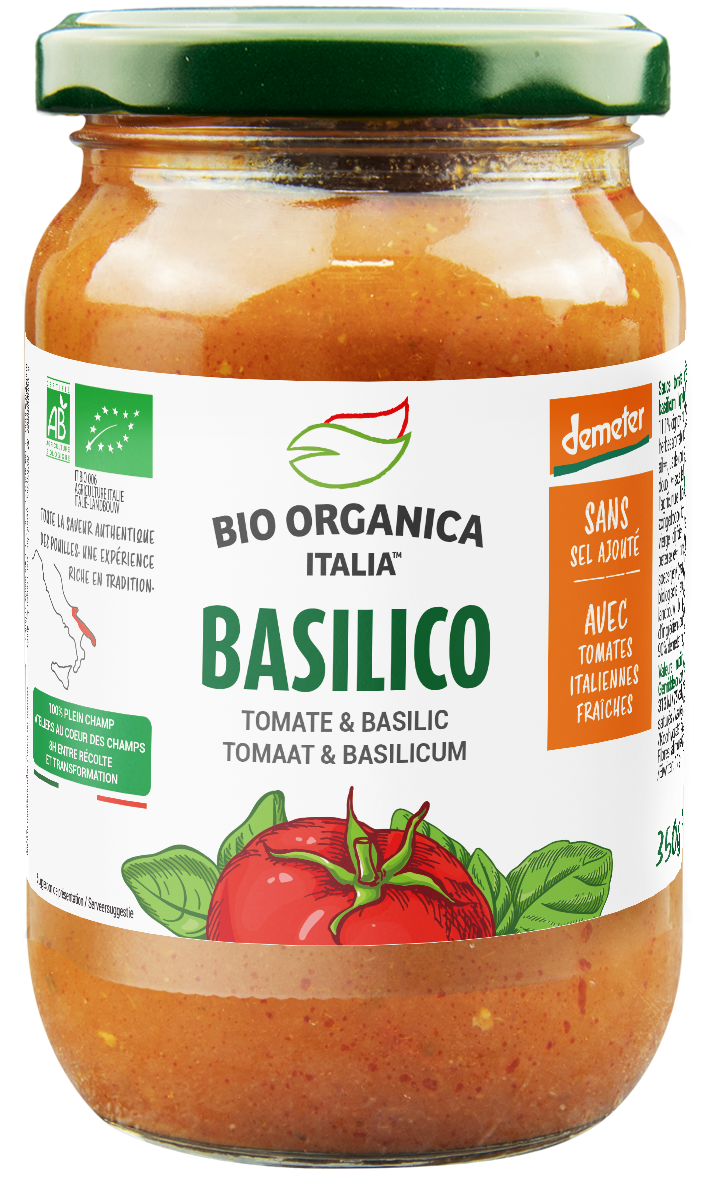 Bio Organica Pastasaus basilicum demeter 350.00 Gram