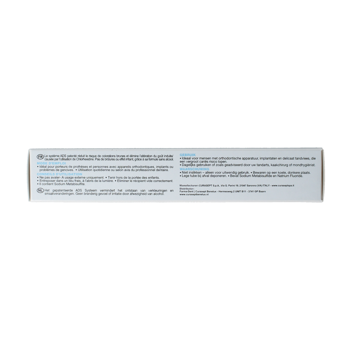 Curacept ADS DNA 705 CHX 0,05% gel-tandpasta 75.00 Milliliter
