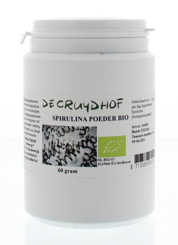 Cruydhof Spirulina poeder bio 60.00 Gram