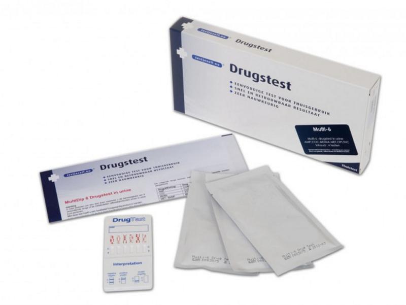 Testjezelf.nu Multidrugtest 6 urine 4.00 Stuks
