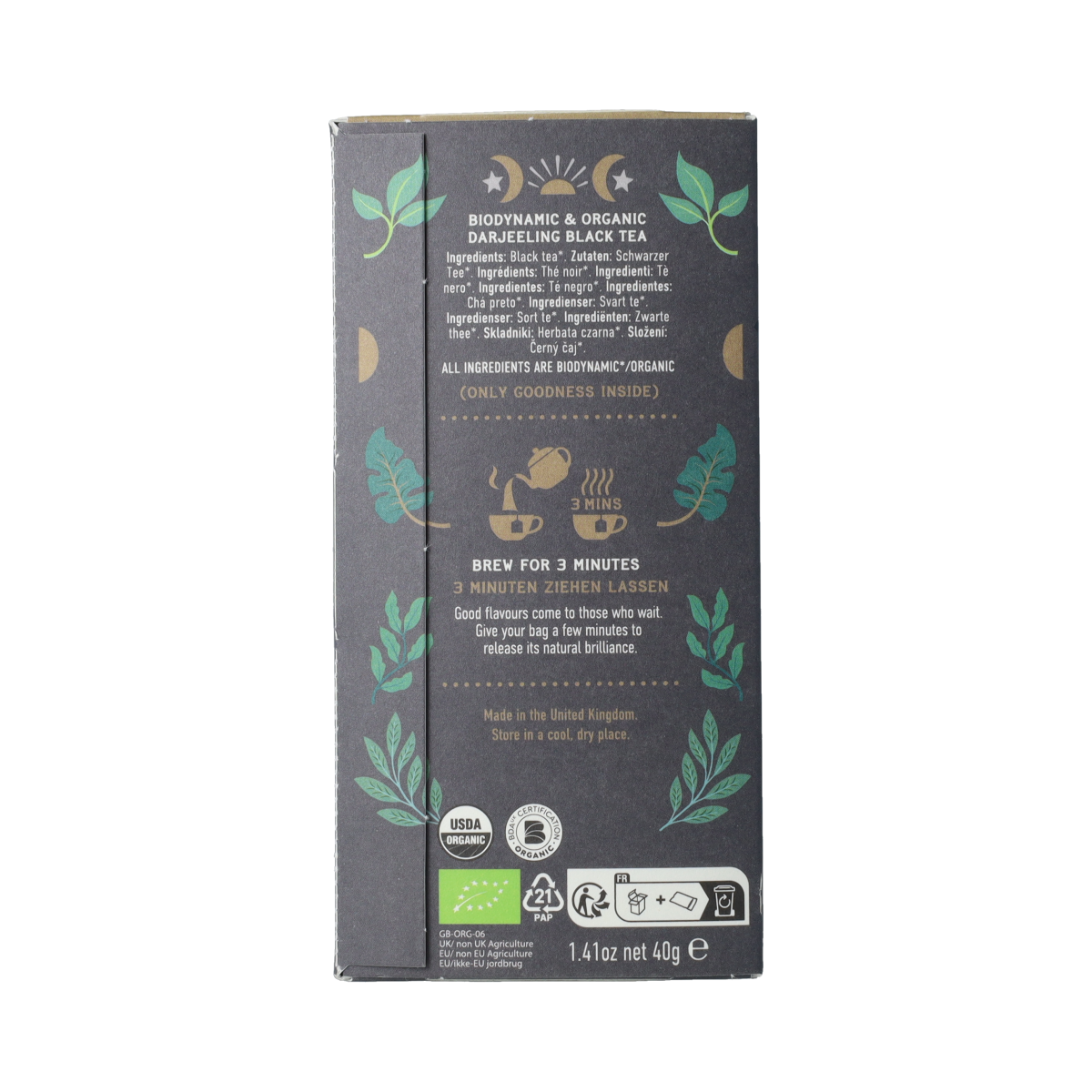 Hampstead Thee darjeeling bio demeter 20.00 Zakjes