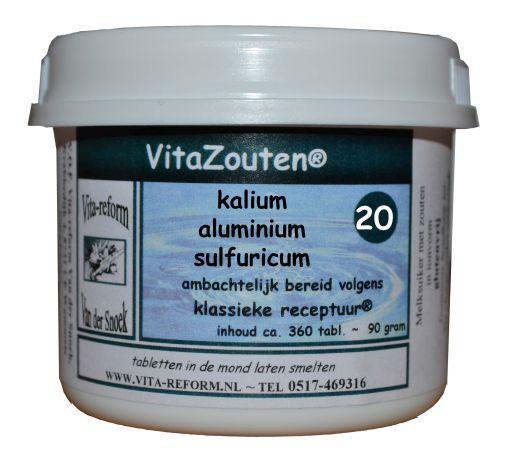 Vitazouten Kalium aluminium sulfuricum VitaZout nr. 20 360.00 Tabletten