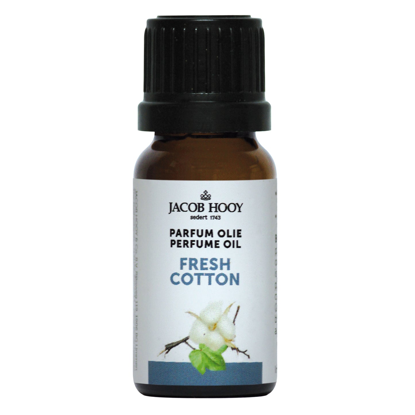 Jacob Hooy Parfum olie fresh cotton 10.00 Milliliter