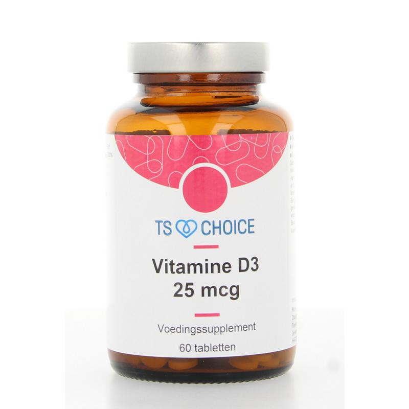 TS Choice Vitamine D3 25mcg 60 Tabletten