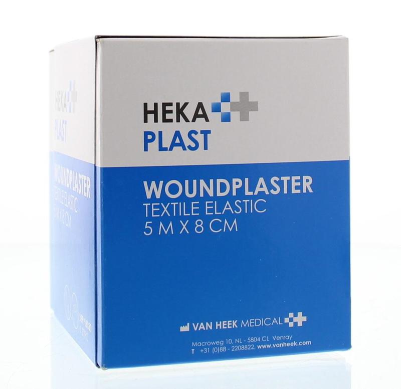 Hekaplast Dispenser 5m x 8cm textiel 1 Stuks