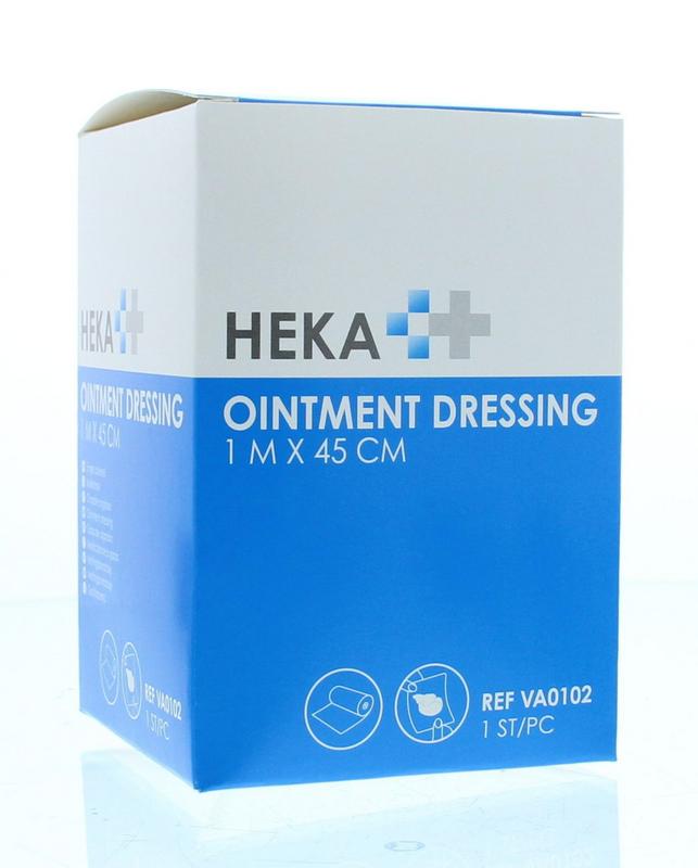 Heka Ointment dressing/Engels pluksel 1m x 45cm 1.00 Stuks