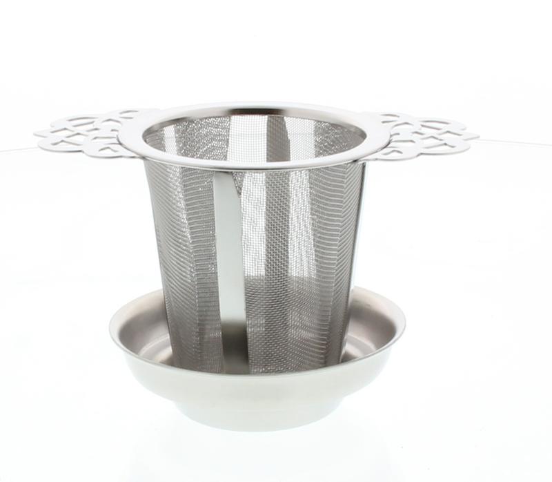 Geels Permanentfilter RVS ornament + deksel 1 Stuks
