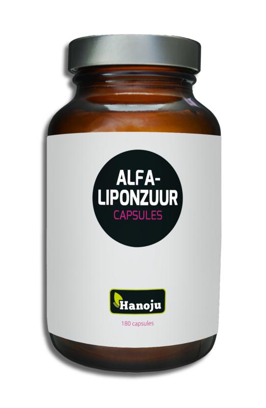 Hanoju Alfa liponzuur 180.00 Vegetarische capsules