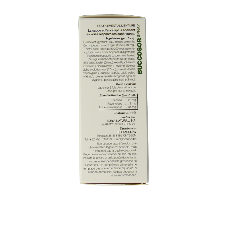 Soria Natural Composor 1 buccosor spray XXI 30 Milliliter