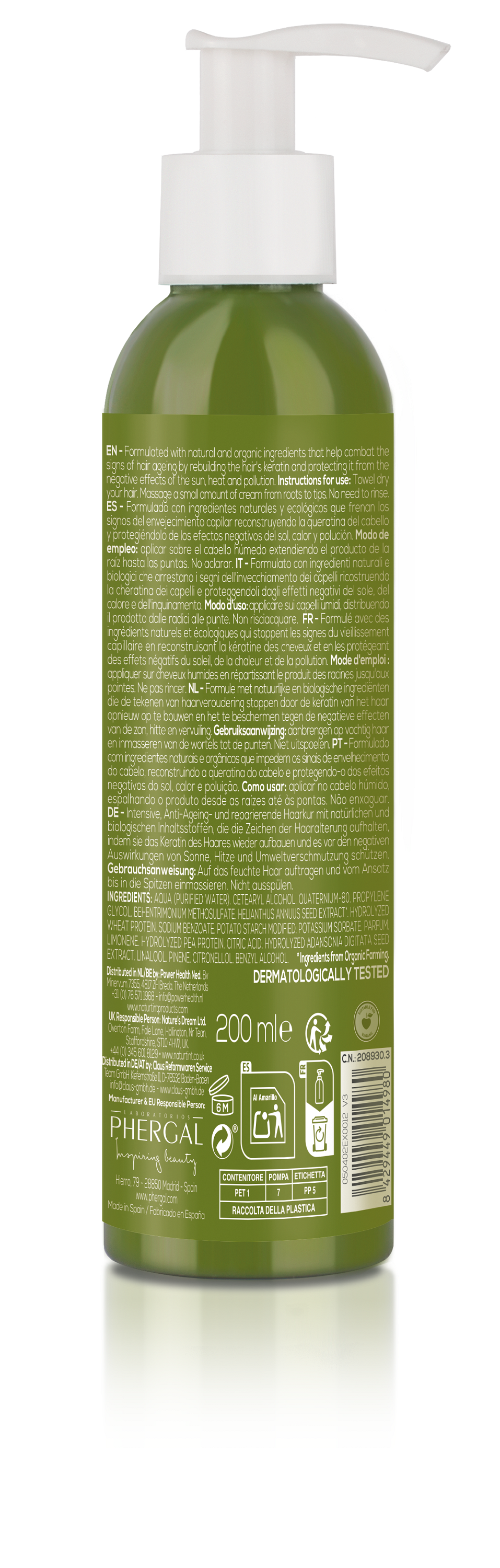 Naturtint CC cream anti-agening 200 Milliliter