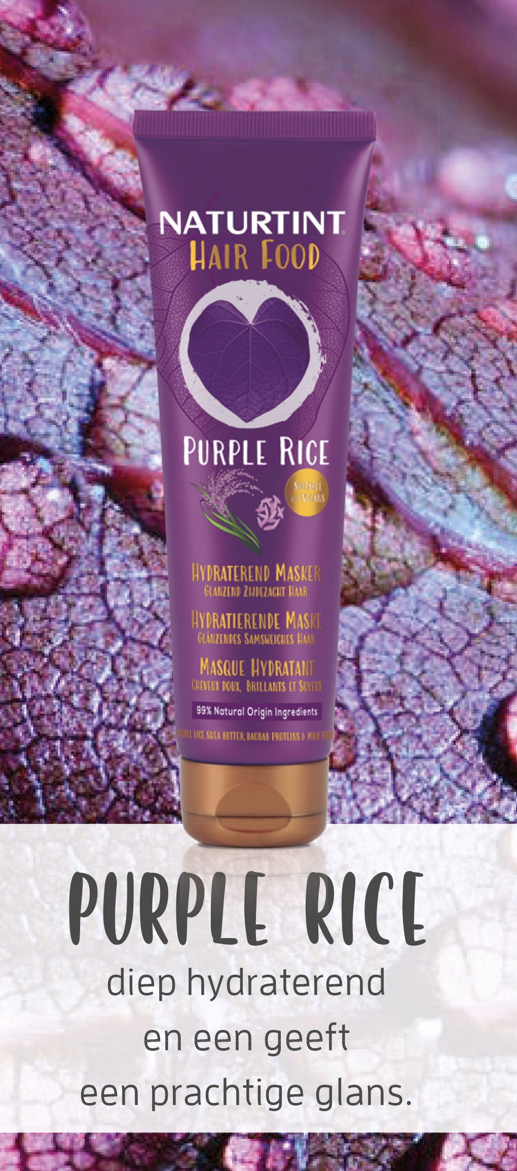 Naturtint Hairfood purple rice masker 150.00 Milliliter