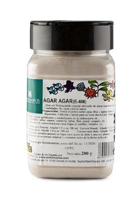 Porto Muinos Agar agar poeder bio 200 Gram