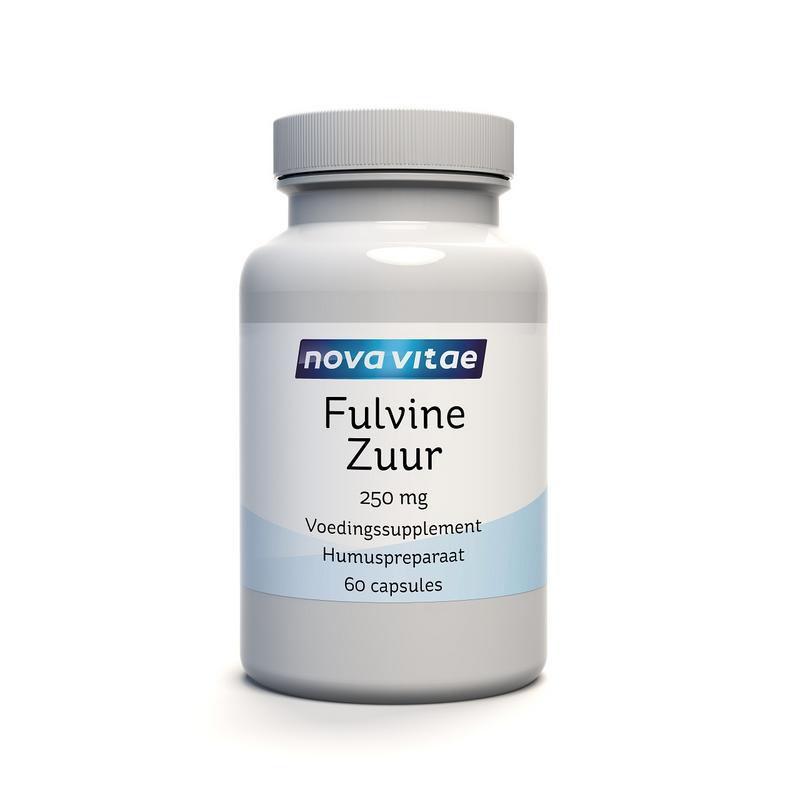 Nova Vitae Fulvinezuur 250mg 60.00 Vegetarische capsules