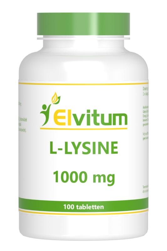 Elvitum L-Lysine 1000mg 100.00 Tabletten