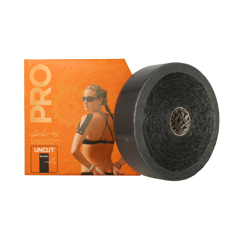 KT Tape Jumbo pro roll 38 meter zwart uncut 1 Stuks