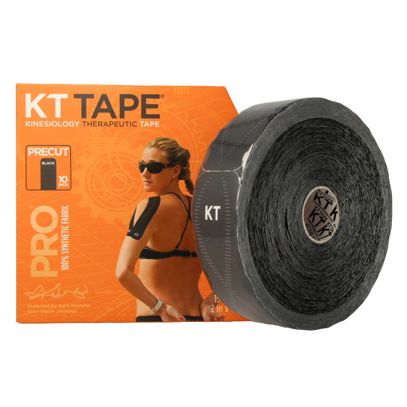 KT Tape Jumbo pro roll 38 meter 150 strips zwart precut 1 Stuks
