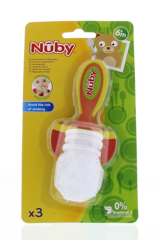 Nuby Sabbelzakje vervangnetjes 3.00 Stuks