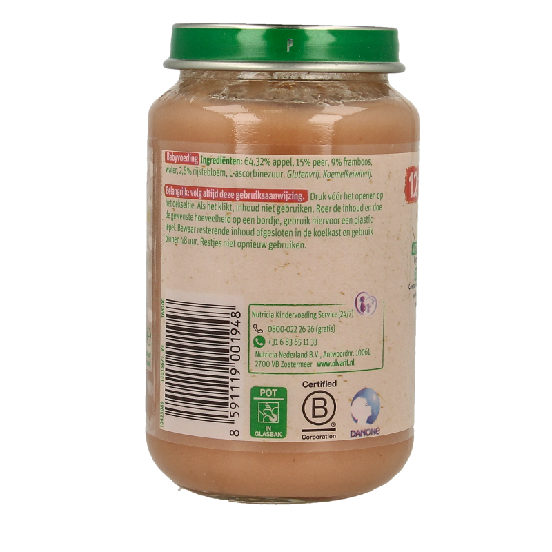 Olvarit Appel peer framboos 12M52 200 Gram