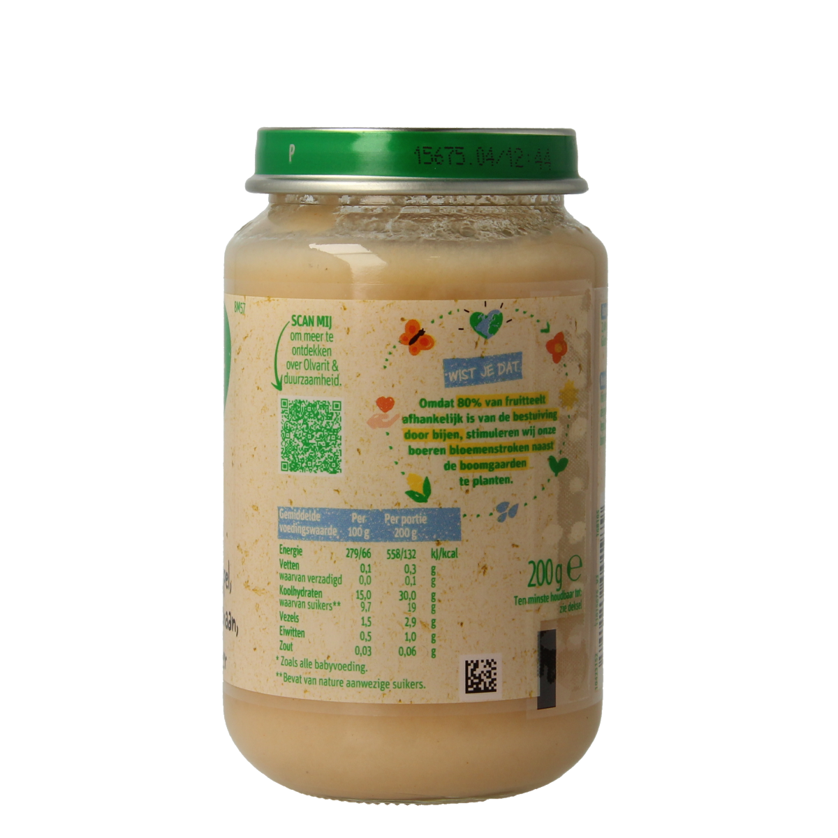 Olvarit Appel banaan peer 8M57 200.00 Gram