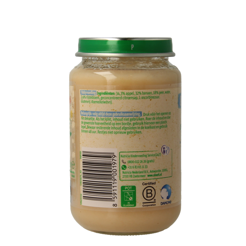 Olvarit Appel banaan peer 8M57 200 Gram