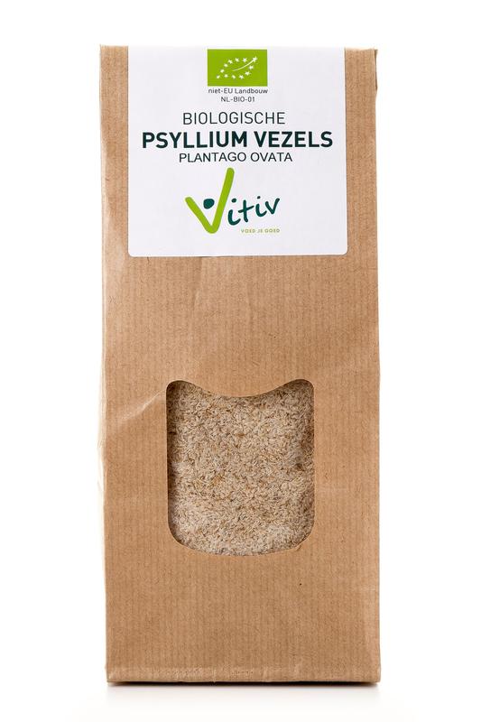 Vitiv Psyllium husk vezels bio 125.00 Gram