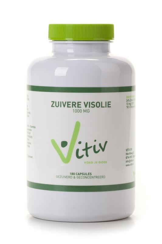 Vitiv Zuivere visolie 1000mg 180.00 Capsules
