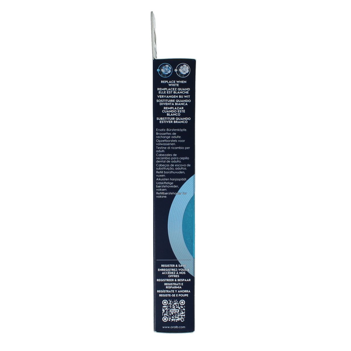 Oral B Opzetborstels ultimate clean black 2.00 Stuks