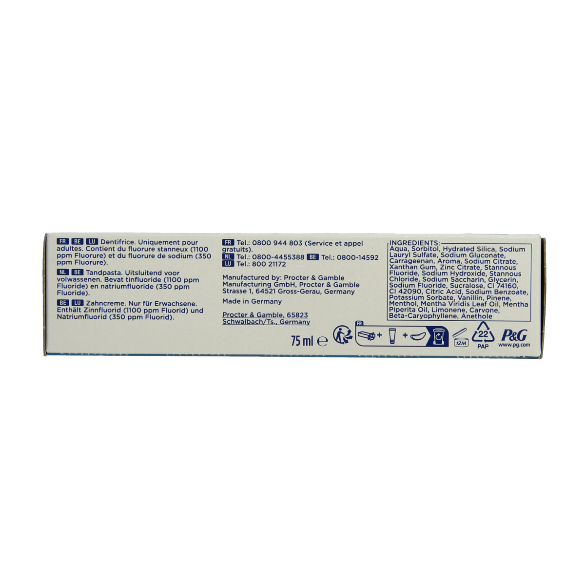 Oral B Tandpasta pro-expert intense reiniging 75.00 Milliliter