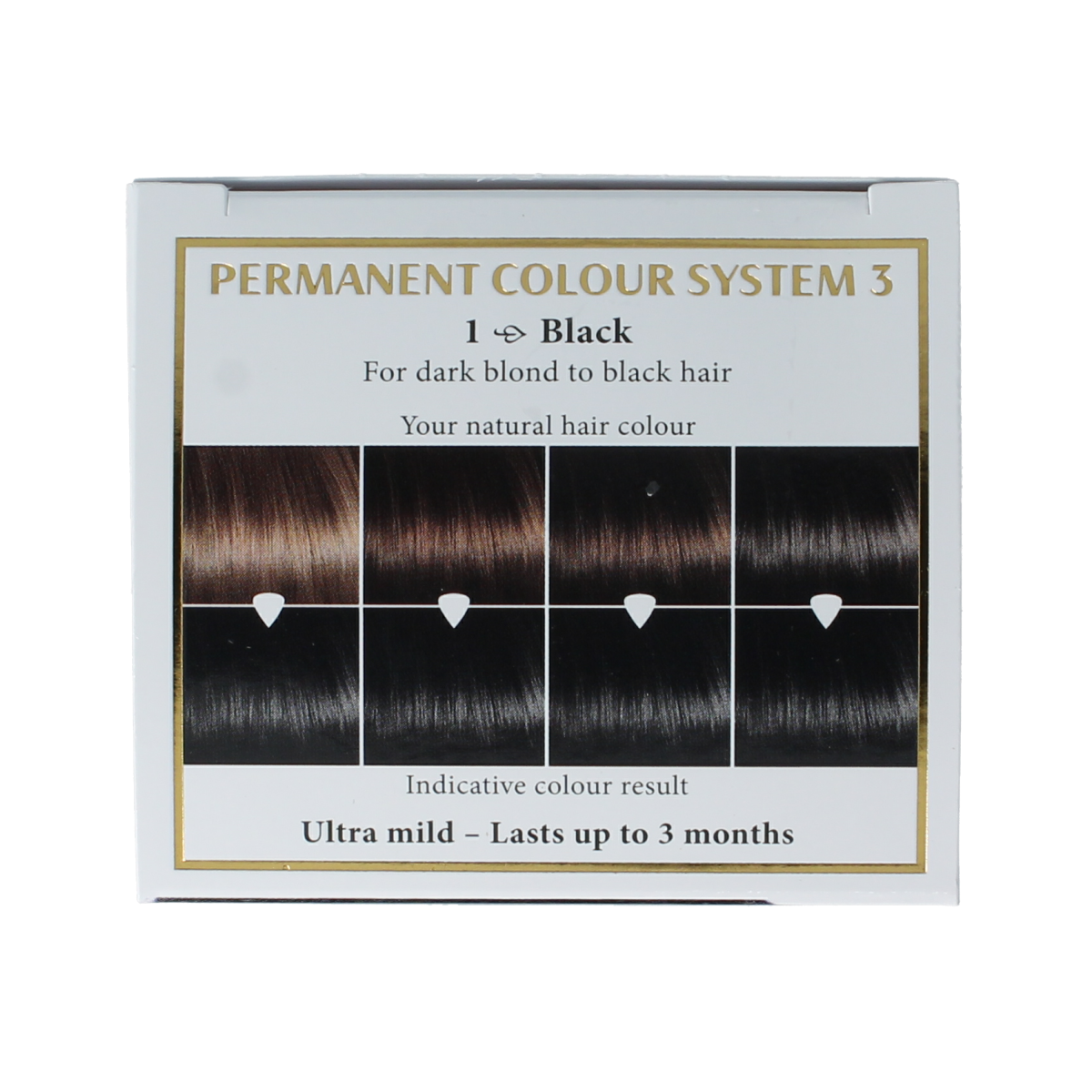 Hairwonder Long lasting colour 1 black 100.00 Milliliter