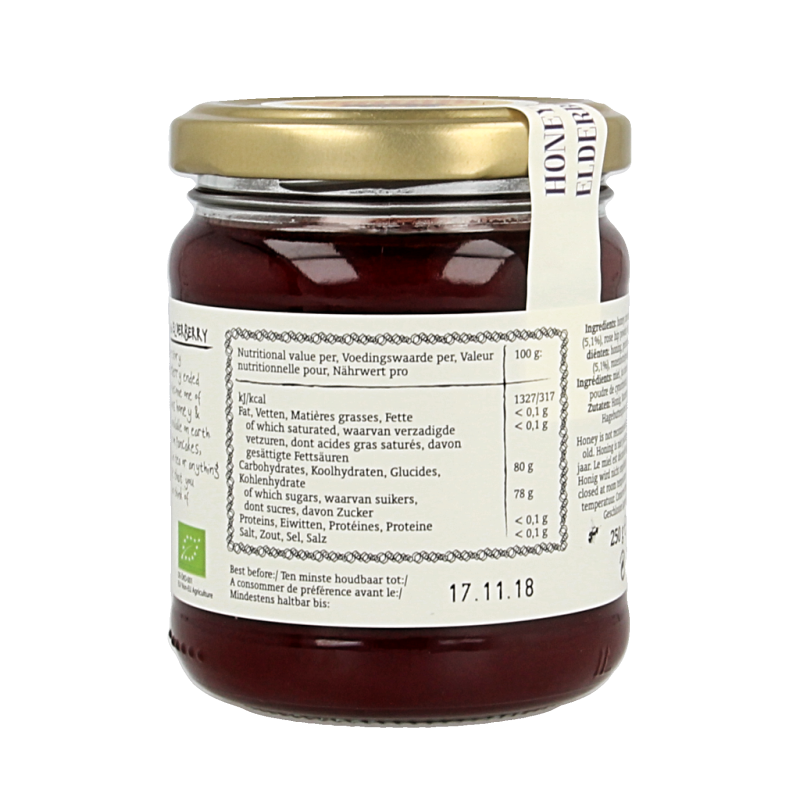 Royal Green Elderberry honey bio 250 Gram