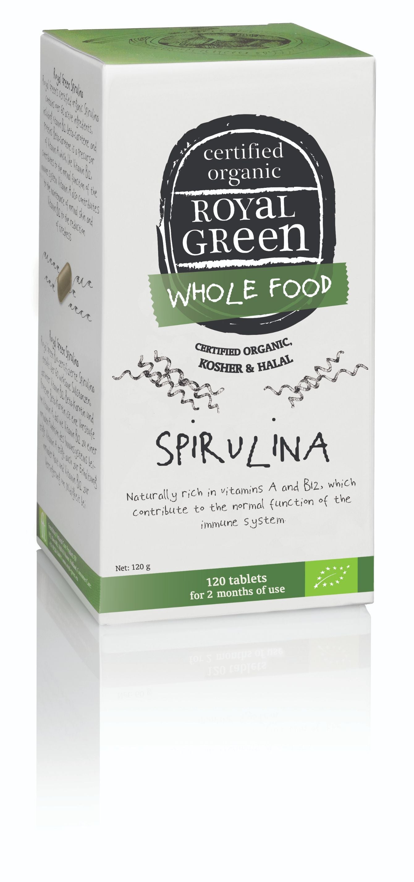 Royal Green Spirulina bio 120.00 Tabletten