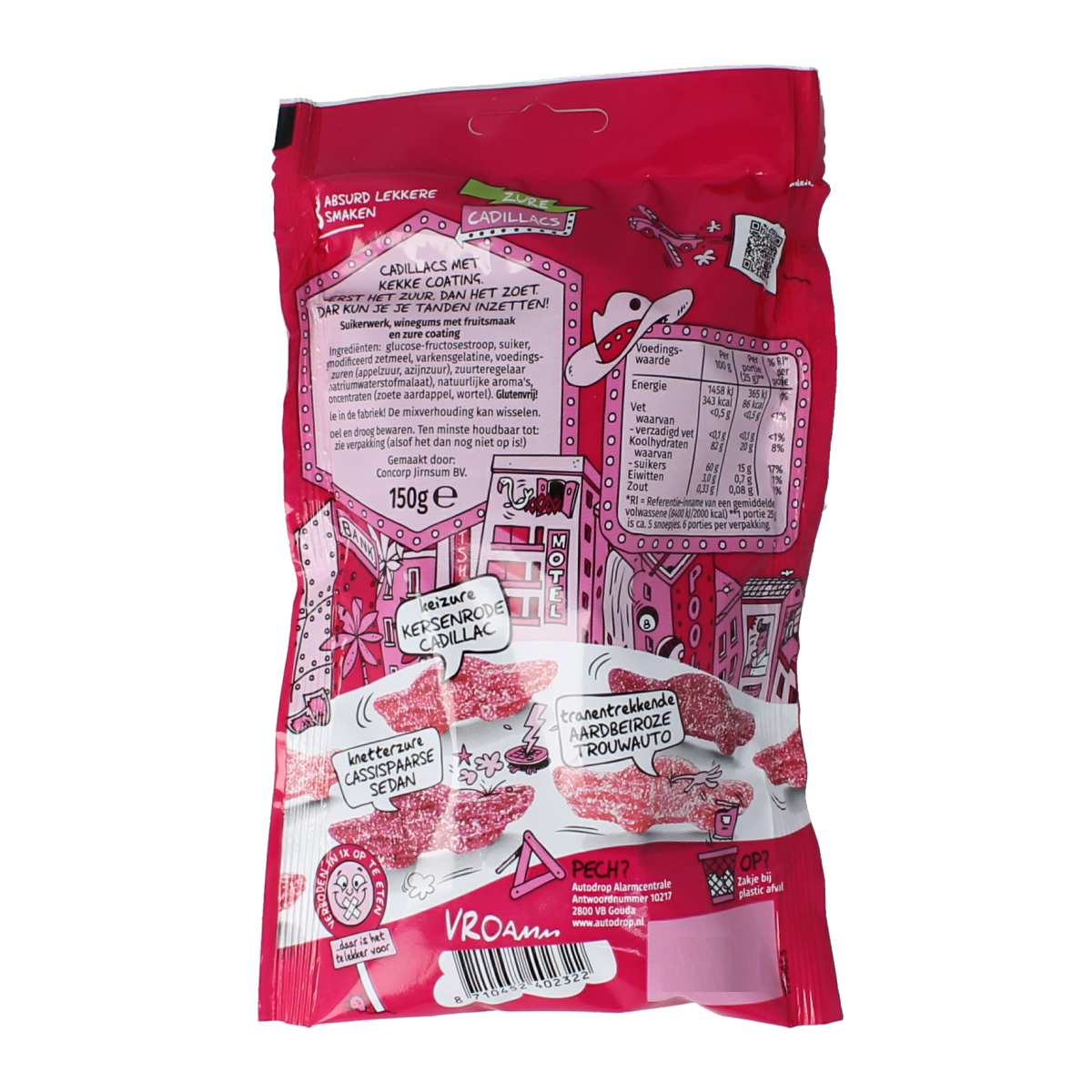 Autodrop Cadillacs absurd zuur 150.00 Gram