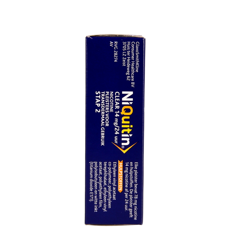 Niquitin Stap 2 14mg 7 Stuks