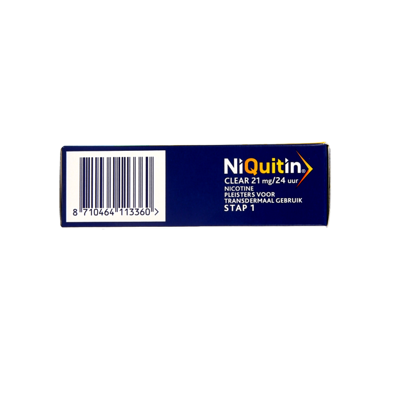 Niquitin Stap clear 21mg/24 uur 7 Stuks