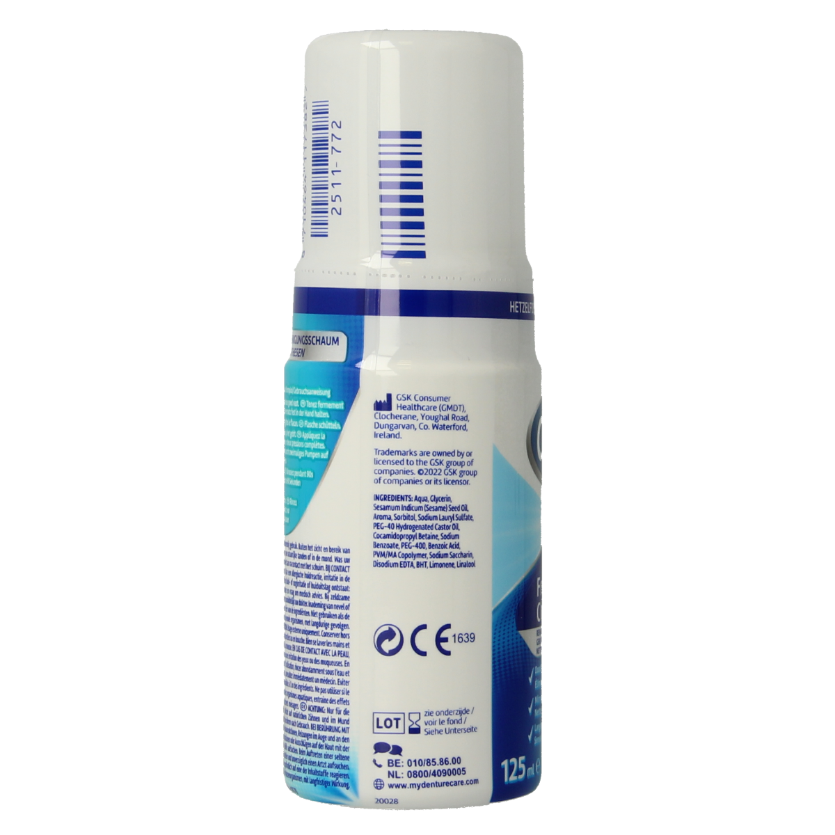 Corega Fresh cleanse mousse 125.00 Milliliter