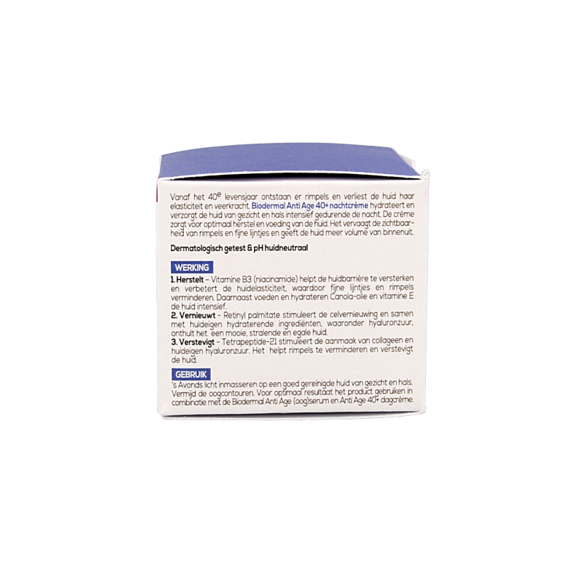 Biodermal Nachtcreme anti-age 40+ 50 Milliliter