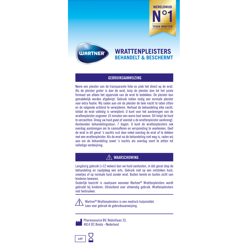 Wartner Wrattenpleister 24 Stuks