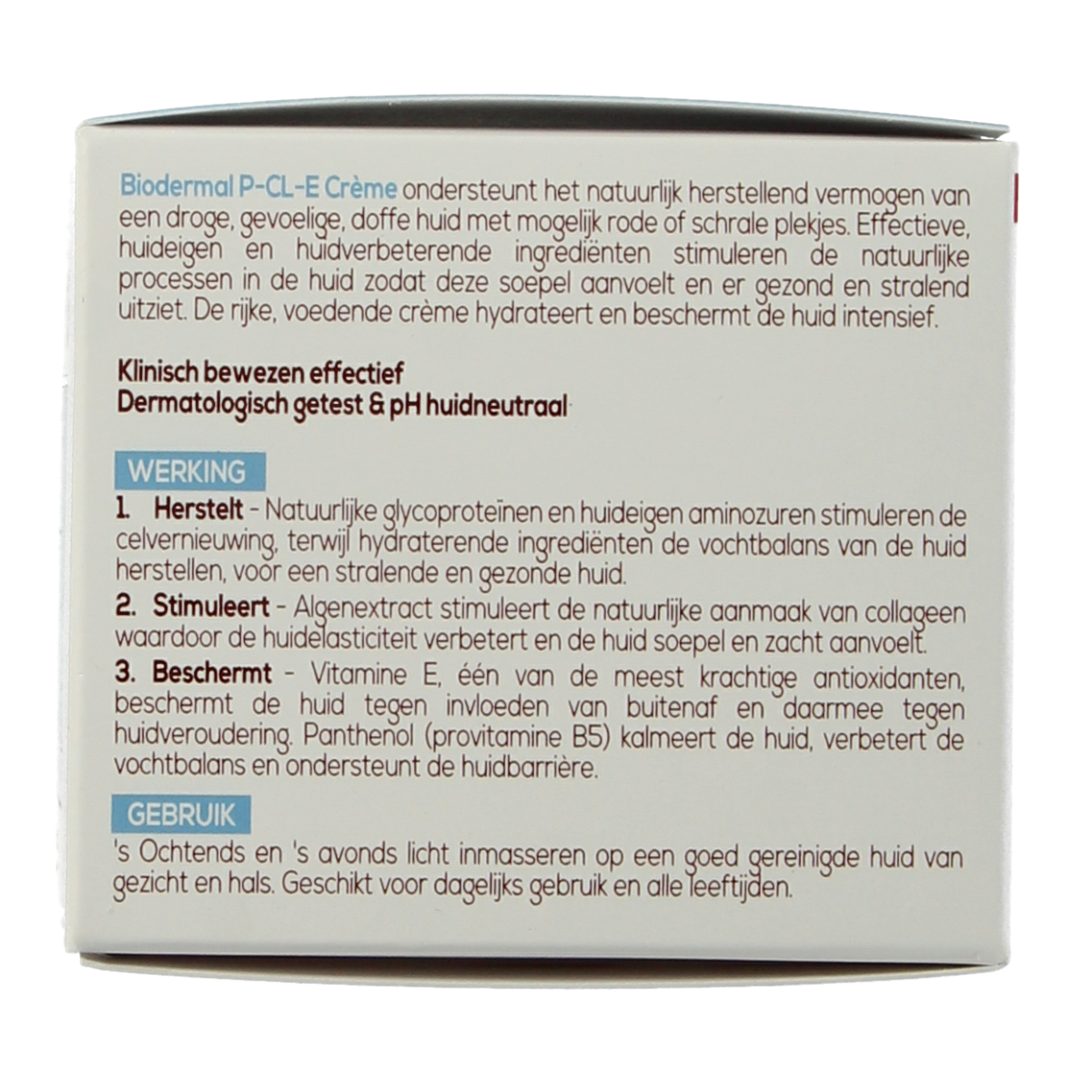 Biodermal Biodermal P CL E creme 50.00 Milliliter