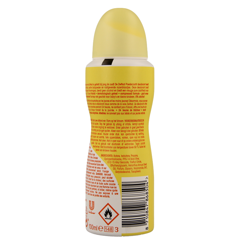 Zwitsal Deodorantspray soft 100.00 Milliliter