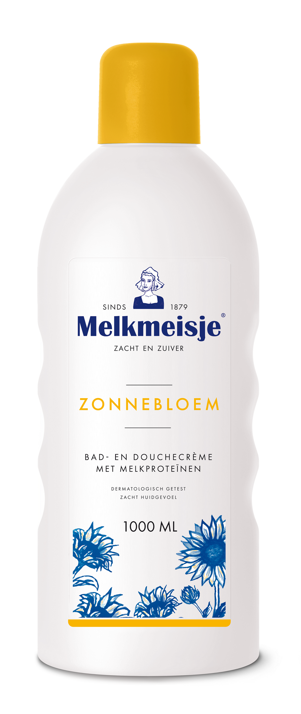 Melkmeisje Bad en douche zonnebloem/melk 1.00 Liter