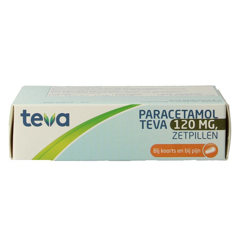 Teva Paracetamol 120 mg 10 Zetpillen