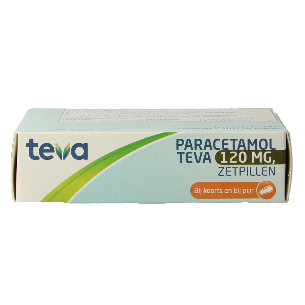 Teva Paracetamol 120 mg 10.00 Zetpillen