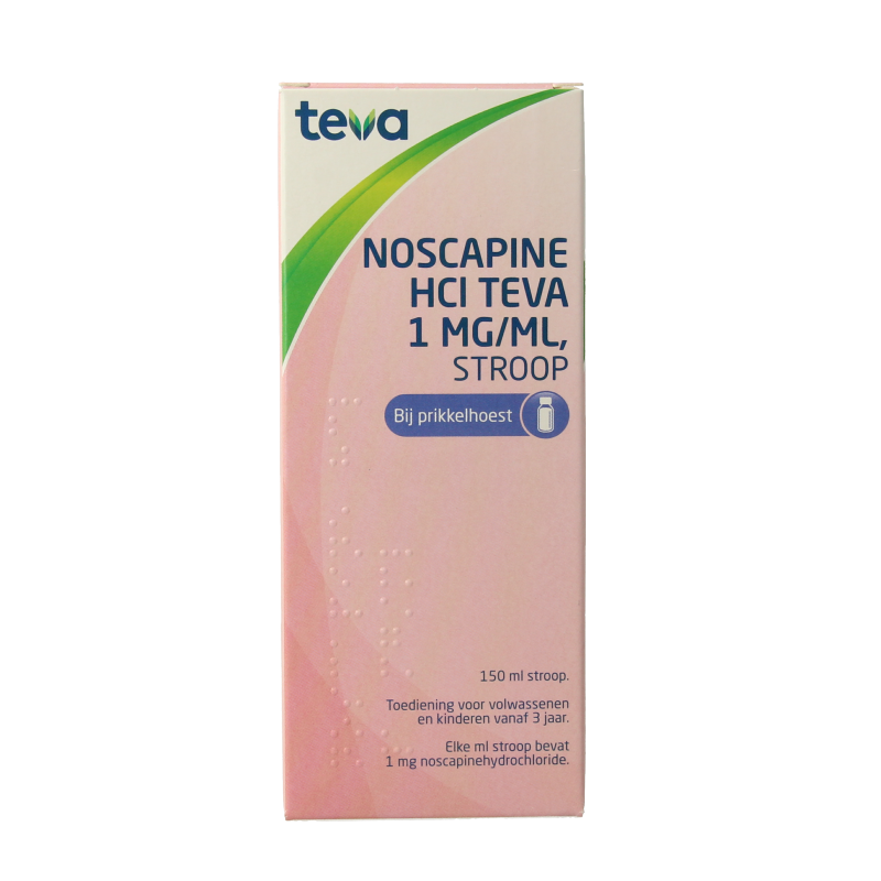Teva Noscapine siroop HCL 150 Milliliter