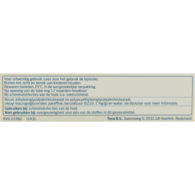 Teva Miconazolnitraat creme 30.00 Gram