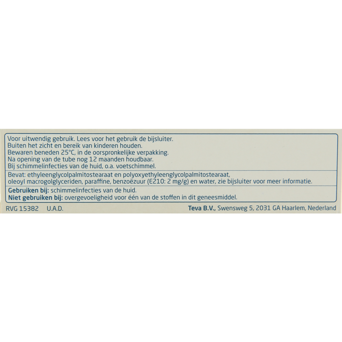 Teva Miconazolnitraat creme 30.00 Gram